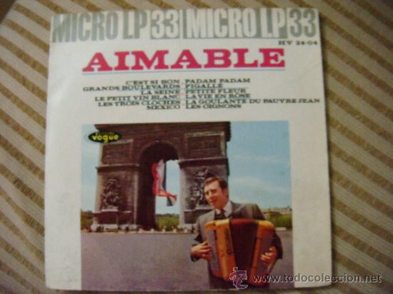 Discos de vinilo: AIMABLE  MICRO LP 33 - Foto 1