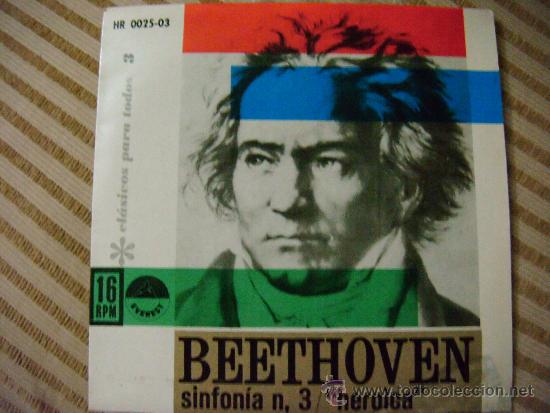 Discos de vinilo: BEETHOVEN SINFONIA N&ordm; 3 HEROICA - Foto 1