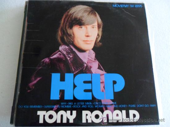 Discos de vinilo: TONY RONALD - HELP 1971 - Foto 1