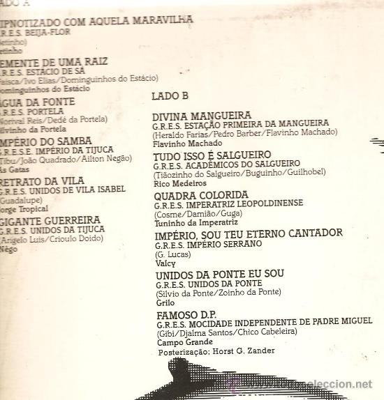Discos de vinilo: LP SAMBA EXALTA&Ccedil;AO : VIDA E SENTIMENTO ( BRASIL ) - Foto 2