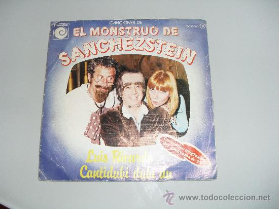 Discos de vinilo: EL MONSTRUO DE SANCHEZSTEIN - LUIS RICARDO / CANTIDUBI DUBI DU 1978 - Foto 1