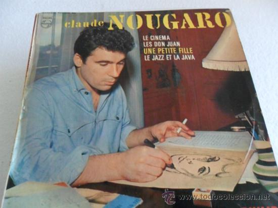 Discos de vinilo: CLAUDE NOUGARO - LE CINEMA + 3 EP - Foto 1