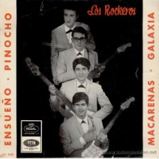 Discos de vinilo: LOS ROCKEROS - MACARENAS - GALAXIA - EP PROMO SPAIN 1965 VG++ / VG++