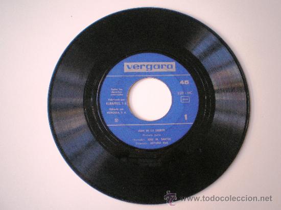 Discos de vinilo: JOS&Eacute; M. SANTOS: JUAN DE LA SUERTE. - Foto 2