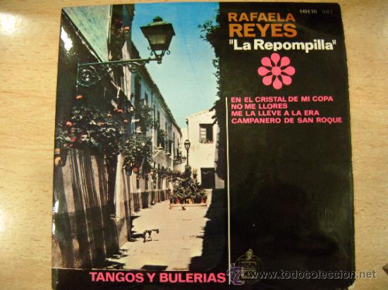 Discos de vinilo: RAFAELA REYES LA REPOMPILLA EP SELLO HISPAVOX - Foto 1