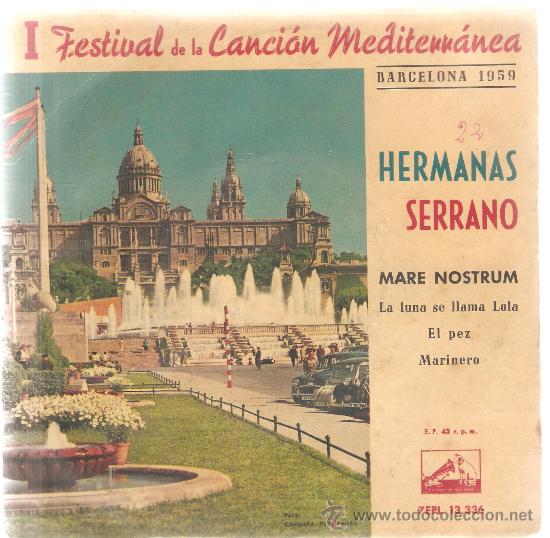 Discos de vinilo: EP HERMANAS SERRANO : MARE NOSTRUM - Foto 1