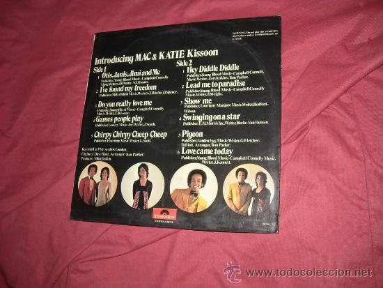 Discos de vinilo: introducing MAC & KATIE KISSOON ( THE BEGINNING ) 1971 - GER LP POLYDOR - Foto 2