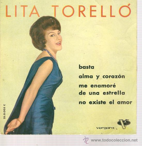 Discos de vinilo: EP LITA TORELLO : BASTA - Foto 1