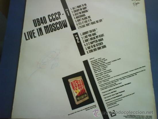 Discos de vinilo: UB40  LIVE IN MOSCOW - Foto 2