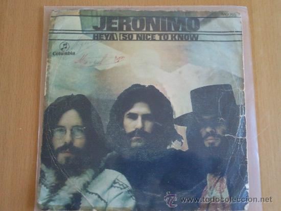 Discos de vinilo: JERONIMO HEYA / SO NICE TO KNOW SINGLE 1970 COLUMBIA - Foto 1