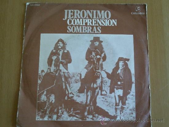 Discos de vinilo: JERONIMO COMPRESION / SOMBRAS SINGLE COLUMBIA 1972 - Foto 1