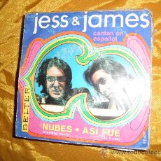 Discos de vinilo: JESS & JAMES. NUBES / ASI FUE. BELTER PALETTE 1969. Lote 32786088