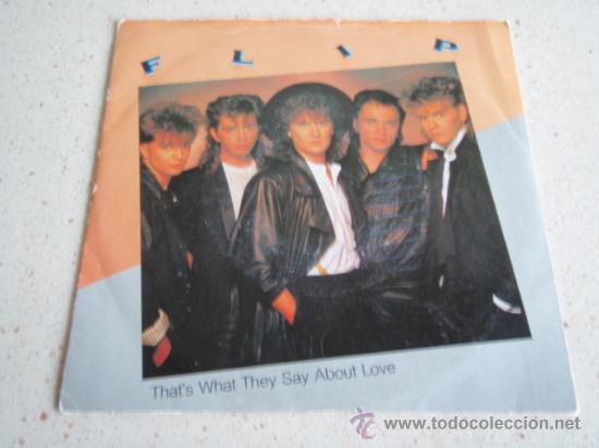 Dischi in vinile: FLIP  ( THAT'S WHAT THEY SAY ABOUT LOVE - LOVE INCOGNITO )  1986-SWEDEN  SINGLE45  SONET