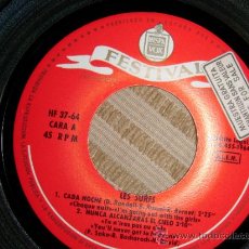 Discos de vinilo: LES SURFS - CADA NOCHE / NUNCA ALCANZARÁS EL CIELO / QUERIDO GUILLERMO - EP 1964 
