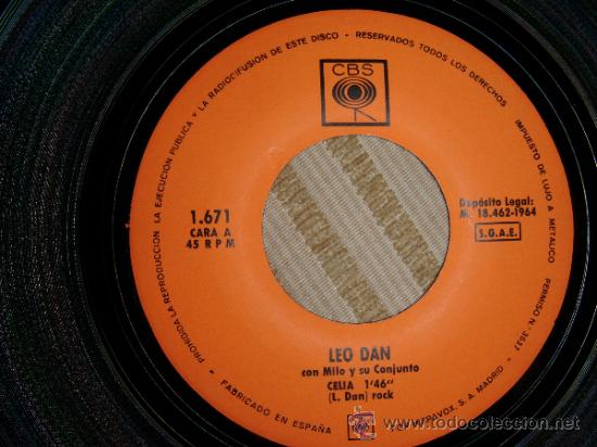 Discos de vinilo: LEO DAN  ---CELIA---MARY ISABEL   CBS 1984 - Foto 2