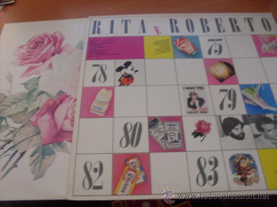 Discos de vinilo: RITA LEE E ROBERTO (RITA HITS ) LP 1985 BRASIL (B-7) - Foto 2