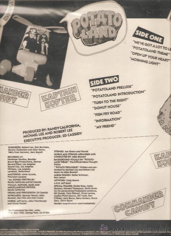Discos de vinilo: LP SPIRIT : POTATOLAND (VINILO BLANCO ) - Foto 2