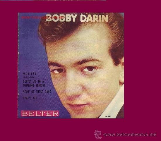 Discos de vinilo: BOBBY DARIN DISCO EP PORTADA ALGO MANCHADA - Foto 1