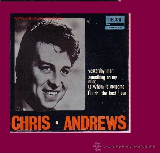 Discos de vinilo: CHRIS ANDREWS   DISCO EP - Foto 1