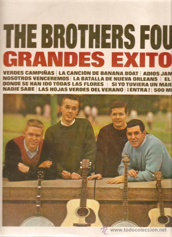 Discos de vinilo: LP THE BROTHERS FOUR : GRANDES EXITOS - Foto 1