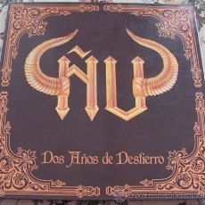 Discos de vinilo: ÑU - DOS AÑOS DE DESTIERRO - LP AVISPA 1990 CON ENCARTE. Lote 32816836
