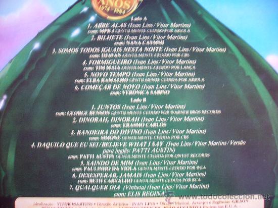 Discos de vinilo: IVAN LINS ---- JUNTOS - Foto 2