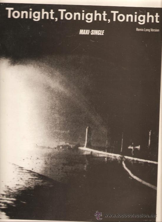 Discos de vinilo: MAXI  GENESIS - TONIGHT, TONIGHT, TONIGHT - Foto 1