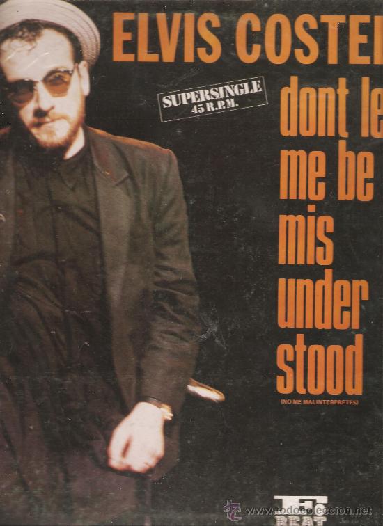 Discos de vinilo: MAXI   ELVIS COSTELLO - DON&acute;T LET ME BE MISUNDERSTOOD - Foto 1