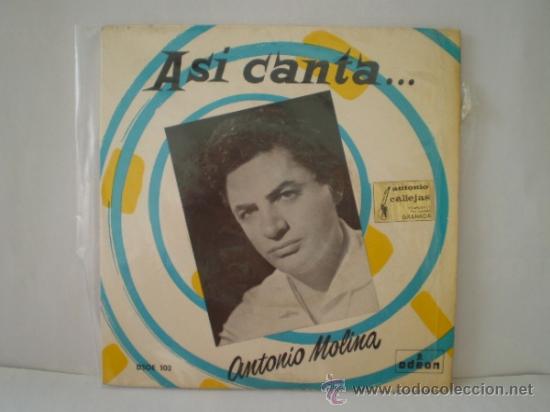 Discos de vinilo: SINGLE DE ANTONIO MOLINA - Foto 1