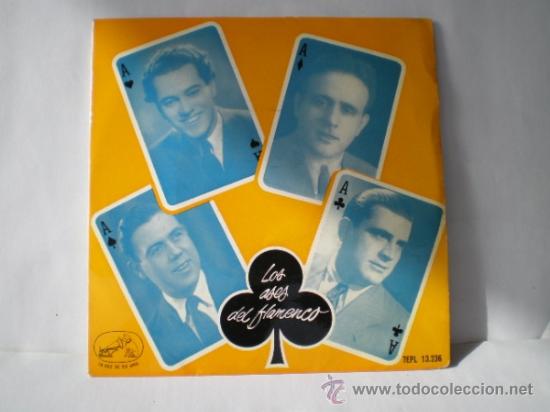 Discos de vinilo: SINGLE DE LOS ASES DEL FLAMENCO - Foto 1