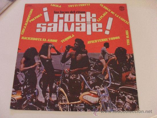 Discos de vinilo: &iexcl; ROCK SALVAJE ! - LOS LOCOS DEL RITMO 1981 - Foto 1