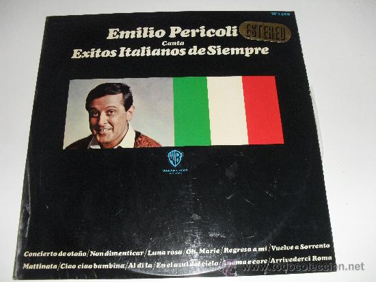 Discos de vinilo: EMILIO PERICOLI - EXITOS ITALIANOS DE SIEMPRE 1965 - Foto 1