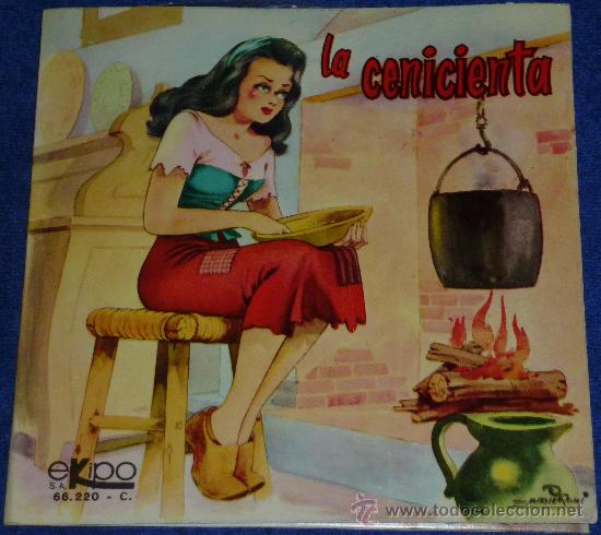 Discos de vinilo: La cenicienta - eKipo - 1969 - Cuento para leer y escuchar - Foto 1