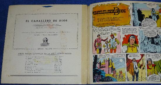 Discos de vinilo: El caballero de Dios (Ignacio de Loyola) - Odeon - 1960 - Cuento para leer y escuchar - Foto 2