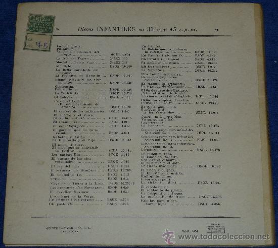 Discos de vinilo: El caballero de Dios (Ignacio de Loyola) - Odeon - 1960 - Cuento para leer y escuchar - Foto 4