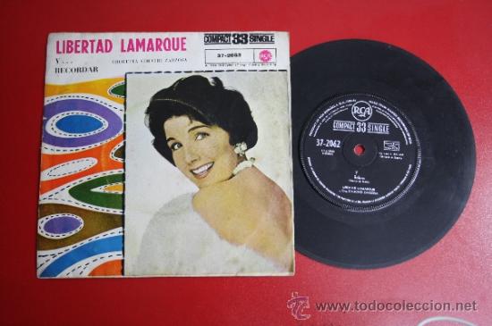 Discos de vinilo: Single de Libertad Lamarque, Ed. RCA 1961. Ref_19 - Foto 1