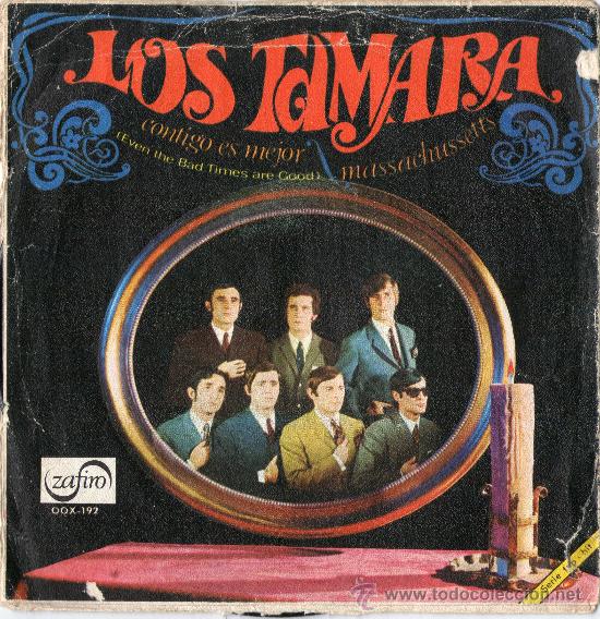 Discos de vinilo: SINGLE - LOS TAMARA - &rdquo;MASSACHUSSETS&rdquo; - &rdquo;CONTIGO, ES MEJOR&rdquo;. - Foto 1