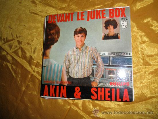 Discos de vinilo: AKIM & SHEILA. DEVANT LE JUKE BOX. EP. EDICION FRANCESA - Foto 1
