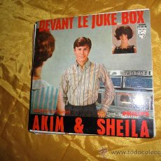 Discos de vinilo: AKIM & SHEILA. DEVANT LE JUKE BOX. EP. EDICION FRANCESA. Lote 32938515