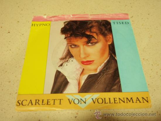 Vinyl records: SCARLETT VON VOLLENMAN  ( HYPNOTISED - WARM LOVE )  ENGLAND-1981  SINGLE45  RCA