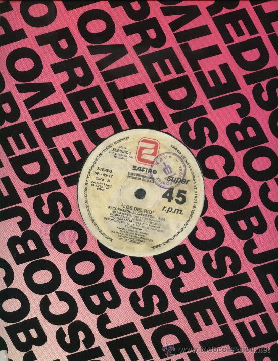 Discos de vinilo: Los Del R&iacute;o - Recordando a los Payos (Sevillanas) - Foto 1