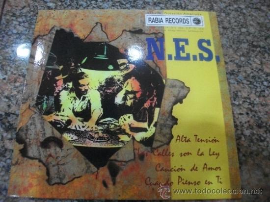 Discos de vinilo: N.E.S. ?&ndash; Alta Tension  7 MINT PUNK EX - LA RESISTENCIA - EX - INTERTERROR - Foto 1