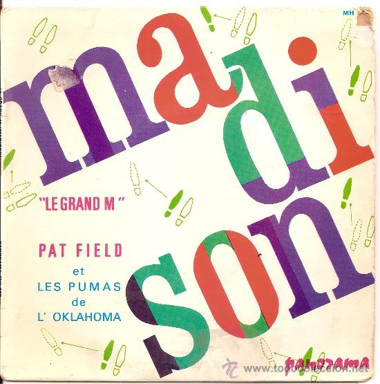 Discos de vinilo: PAT FIELD-SINGLE MADISON- FRANCES - Foto 1