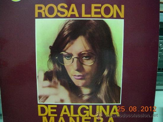 Discos de vinilo: rosa leon LP de alguna manera - Foto 1