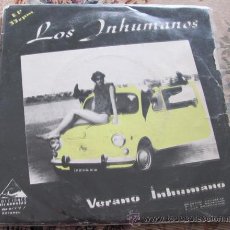 Discos de vinilo: LOS INHUMANOS - VERANO INHUMANO - PRIMER EP EDICION NUMERADA 1983. Lote 32960406