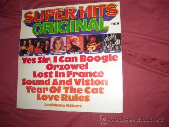 Discos de vinilo: SUPER HITS ORIGINAL LP RCA 1977 SWEDEN -STEWART-BOWIE-TYLER-BUSTER