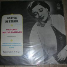 Discos de vinilo: VICTORIA DE LOS ANGELES - CANTOS DE ESPAÑA. Lote 32969442