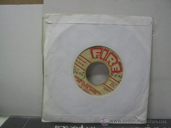 Discos de vinilo: BOBBY MARCHAN - THERES SOMETHING ON YOUR MIND  - ORIGINAL U.S.A. - FIRE - Foto 1