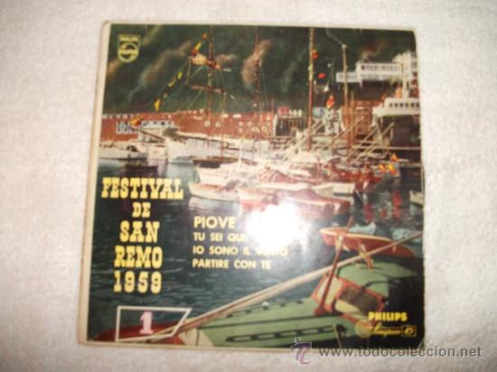 Discos de vinilo: ARTURO TESTA / PIOVE / PHILIPS 1959 - Foto 1