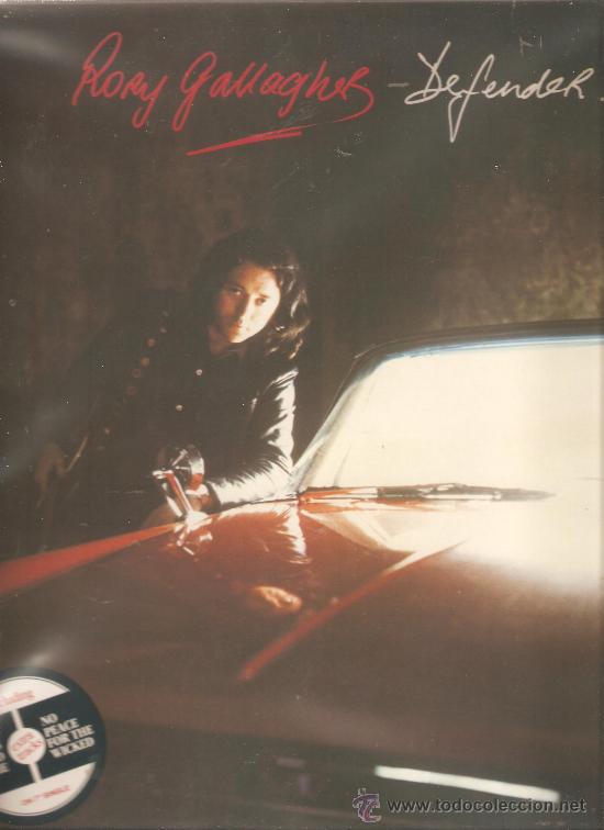Discos de vinilo: LP RORY GALLAGHER ; DEFENDER ( + EXTRA SINGLE 45 RPM) - Foto 1